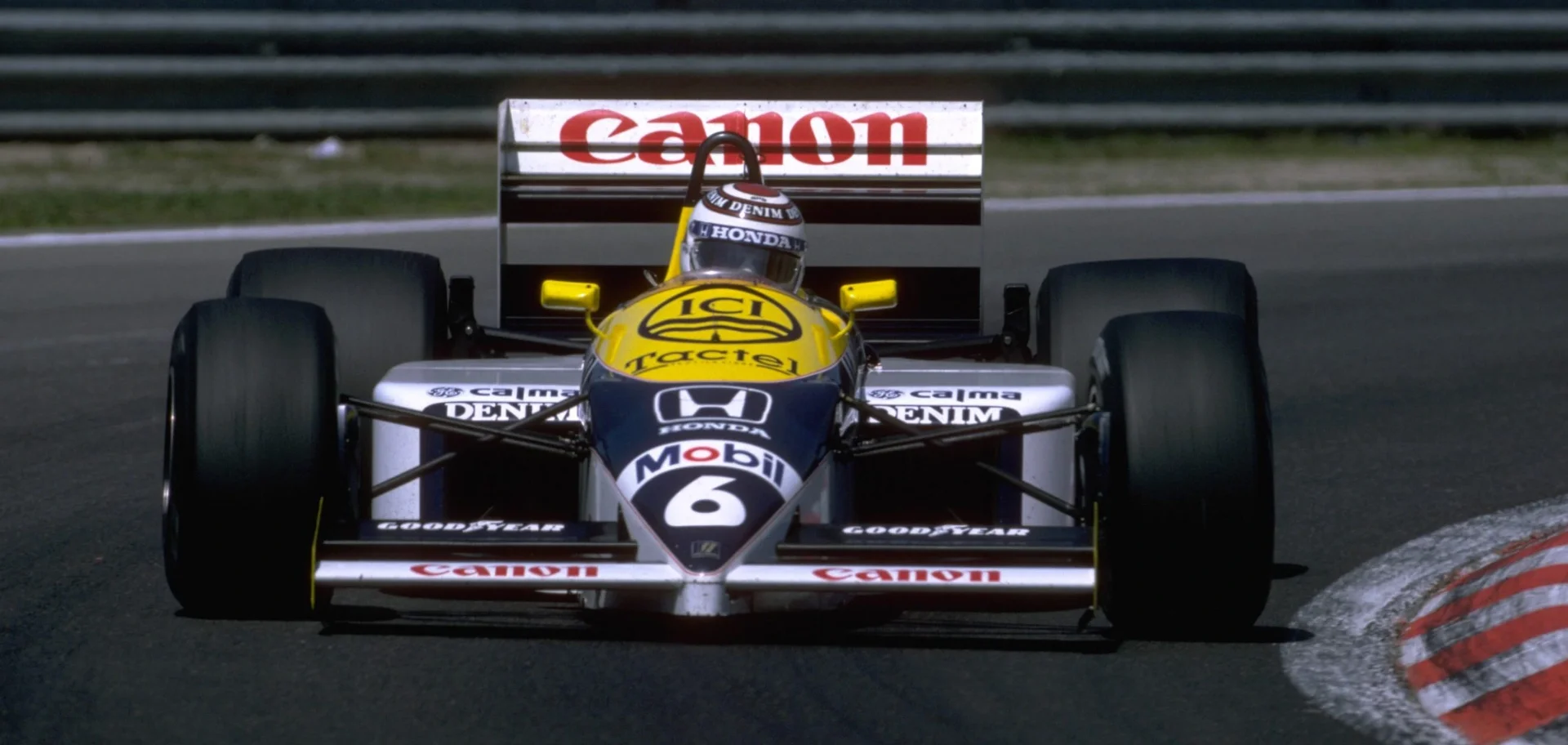 Nelson Piquet (Williams) au Grand Prix du Brésil 1986 de F1