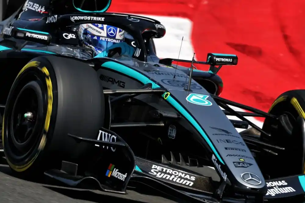 George Russell et Mercedes restent intraitable lors des qualifs sprint du Grand Prix de Chine 2026 de F1