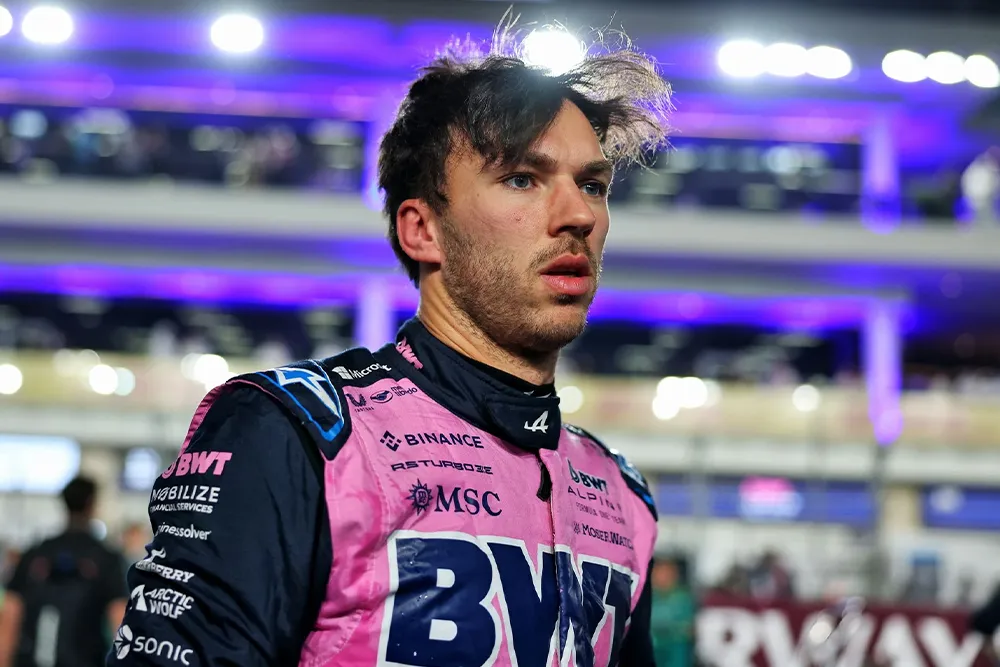 Portrait de Pierre Gasly, pilote de Formule 1 chez Alpine, saison 2026.