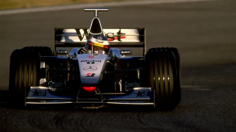 f1-1999-McLaren-Mercedes-Mika-Hakkinen Saison 1999 de Formule 1 : Mika Hakkinen McLaren Mercedes