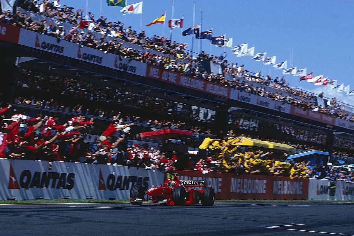 f1-australian-gp-1999-eddie-irvine-ferrari F1, Grand Prix d'Australie 1999, victoire d'Eddie Irvine sur Ferrari