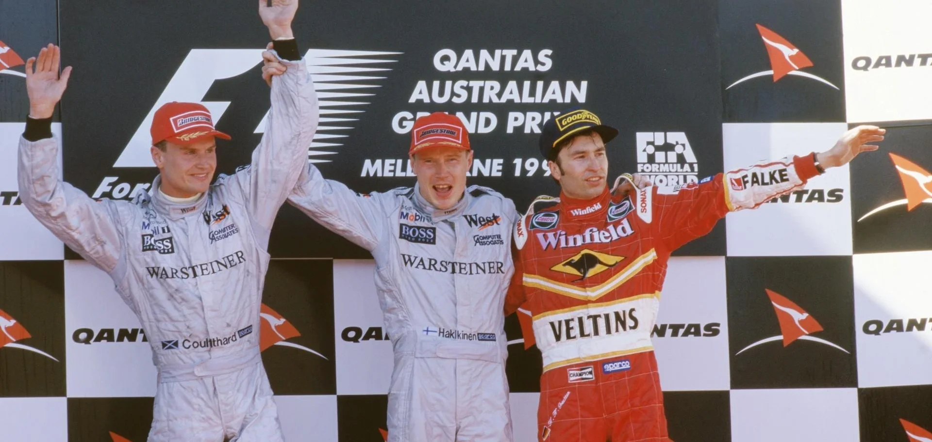 f1-ephemeride-8-mars-1998-hakkinen-victoire-australie 8 mars 1998 : victoire sur fond de consignes d'équipe pour Mika Hakkinen (McLaren) au Grand Prix d'Australie
