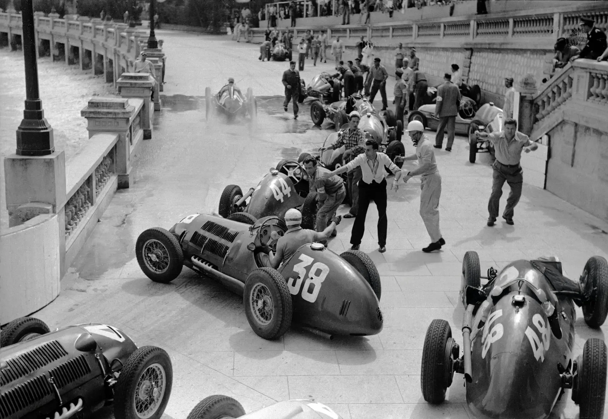 Accident au Grand Prix de Monaco 1950 de Formule 1 Grand Prix de Monaco 1950 de Formule 1