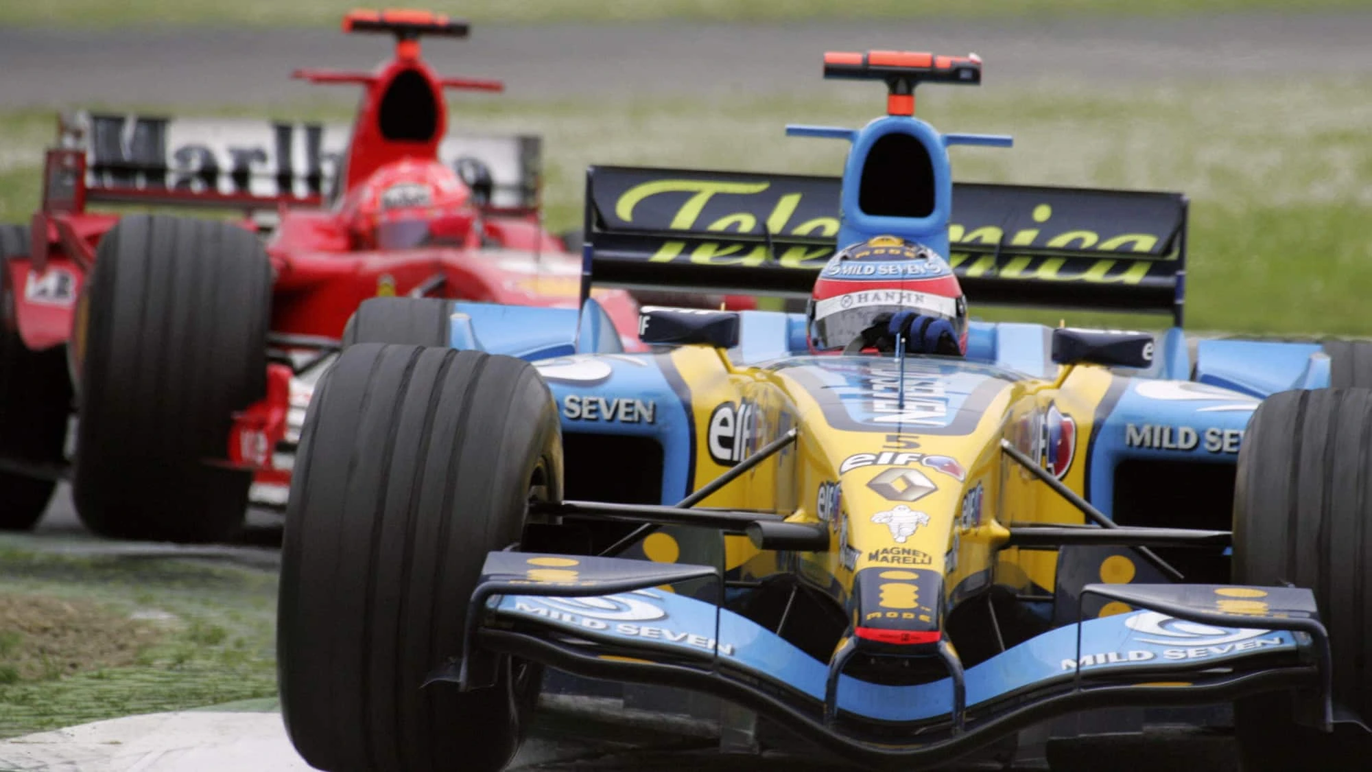 Flashback F1 : Grand Prix d'Imola 2005 : duel Alonso/Schumacher Flashback F1 : Grand Prix d'Imola 2005 : duel Alonso/Schumacher