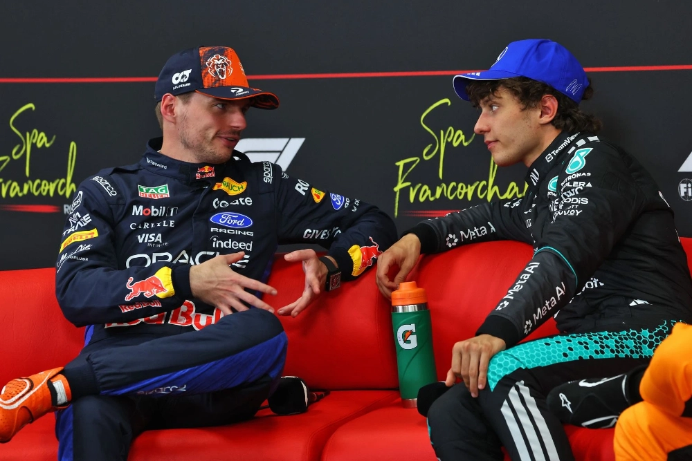 f1-2026-gp-belgique-grille-depart-antonelli-verstappen Antonelli/Verstappen sur la première ligne de la grille de départ du Grand Prix de Belgique 2026