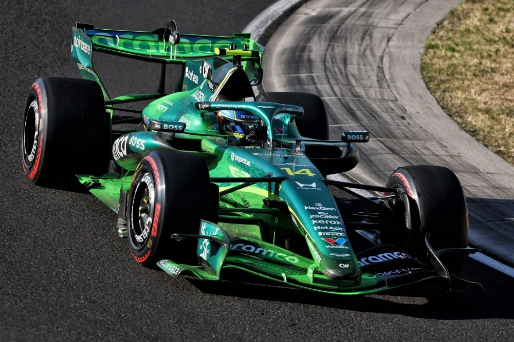 f1-2026-gp-hongrie-aston-martin-amr26b-alonso Tests grandeur nature pour la nouvelle Aston Martin au Grand Prix de Hongrie 2026