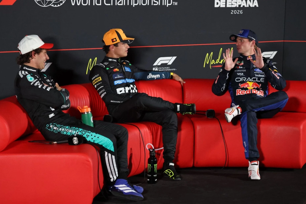 Le Top 3 de la grille de départ du Grand Prix d'Espagne 2026 : Norris, Antonelli, Verstappen