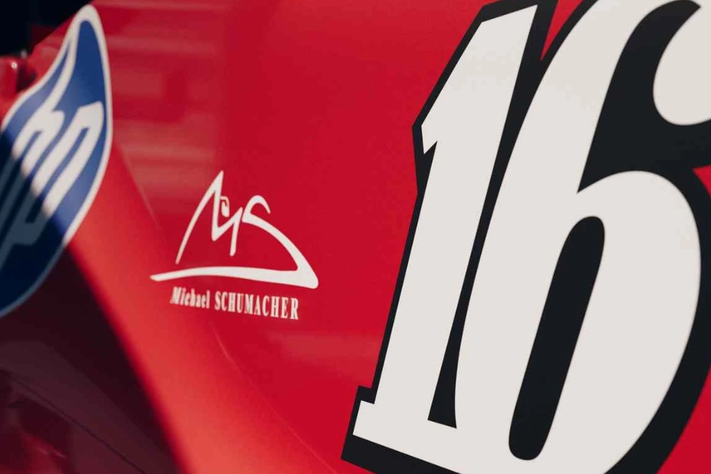 Livrée spéciale Michael Schumacher pour Ferrari à Monza